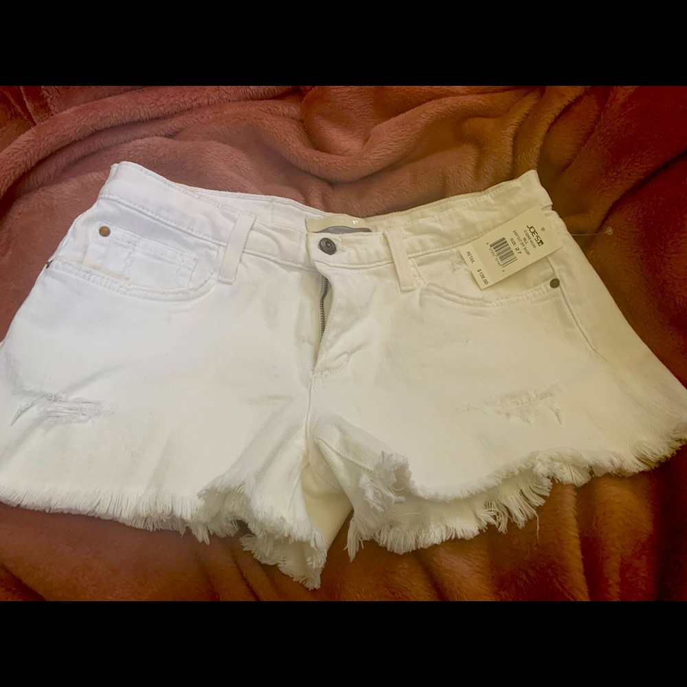 Joe Jeans - White Denim Shorts